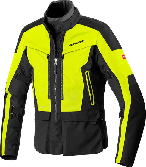 Geaca Moto Spidi Voyager 4 H2Out Black/Neon